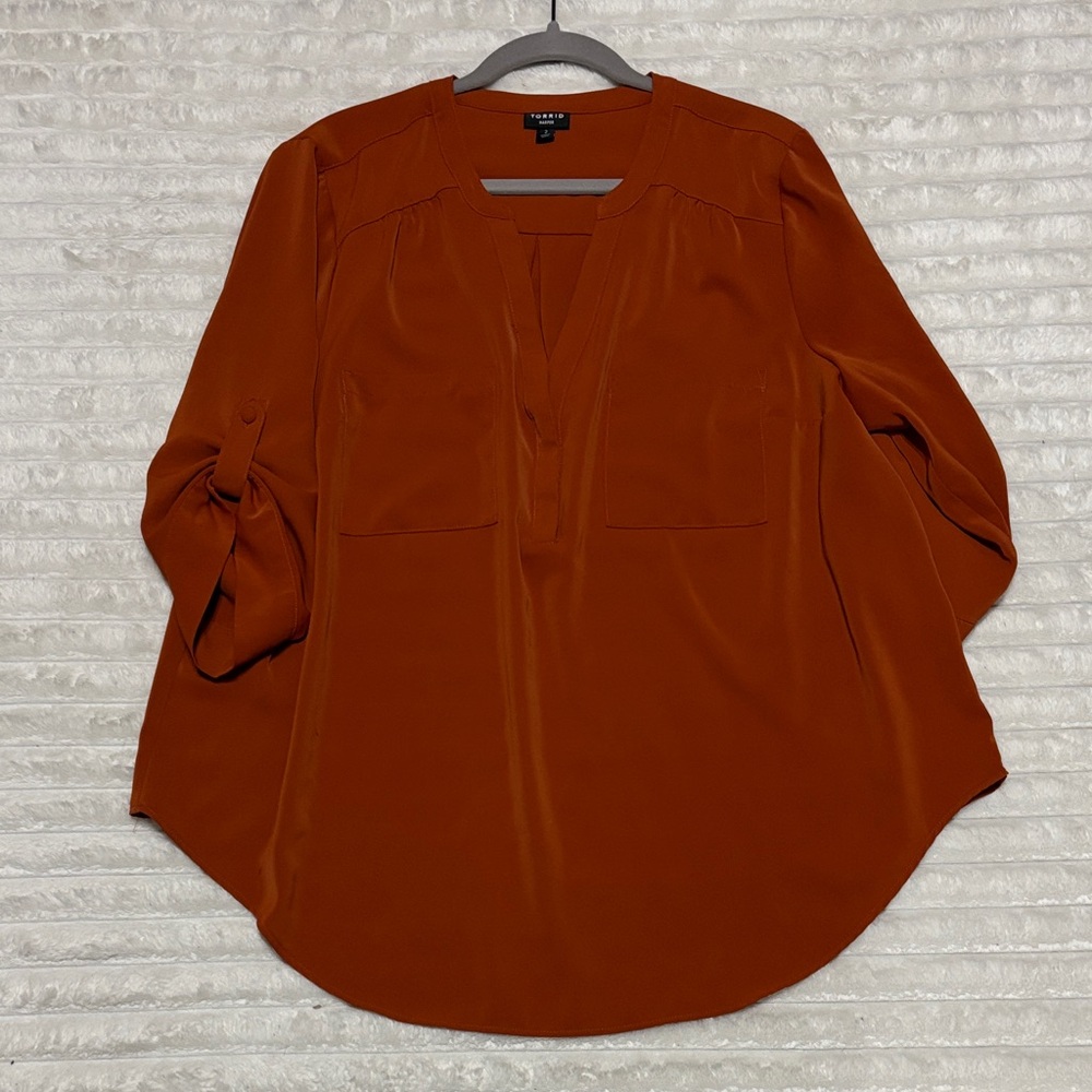 Torrid Rust Blouse